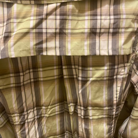 JouJou beautiful plaid, top stitch, belt for slimming, double breasted - Picture 9 of 10